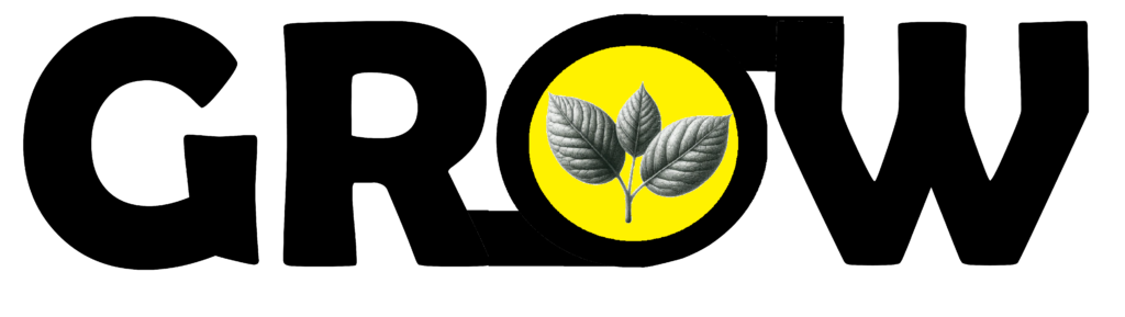 grow logo black